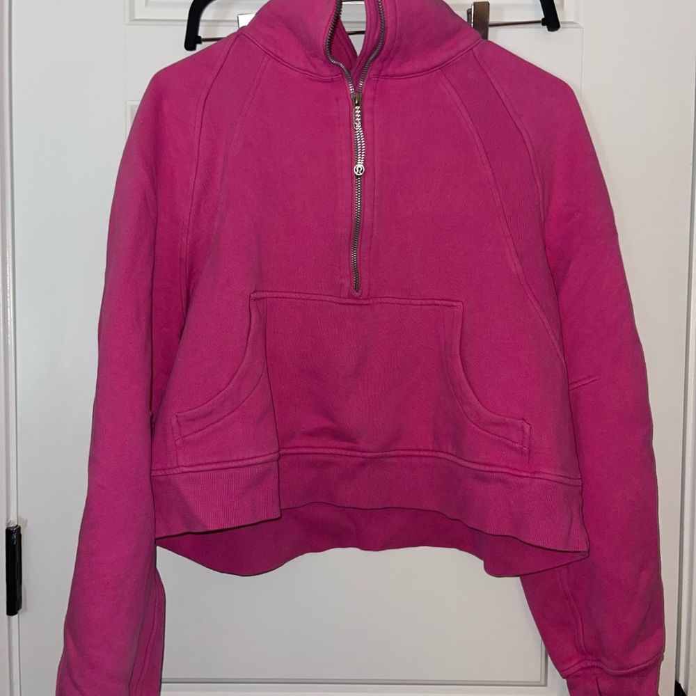lululemon athletica Fuchsia Half-Zip Hoodie